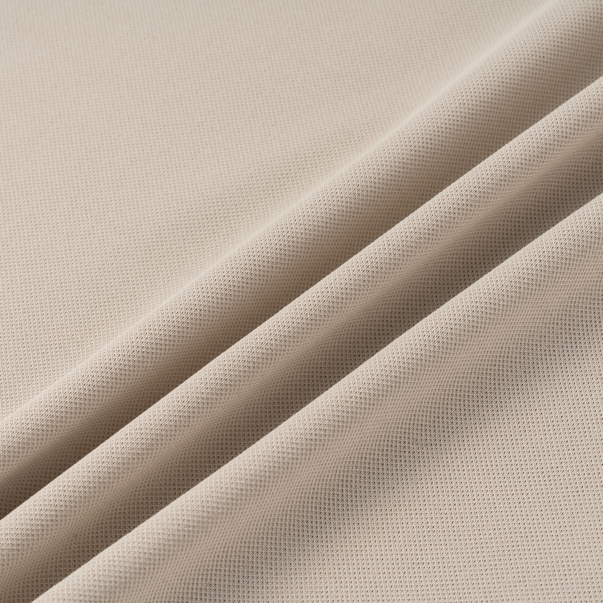 Beige Signature Polo Long Sleeve