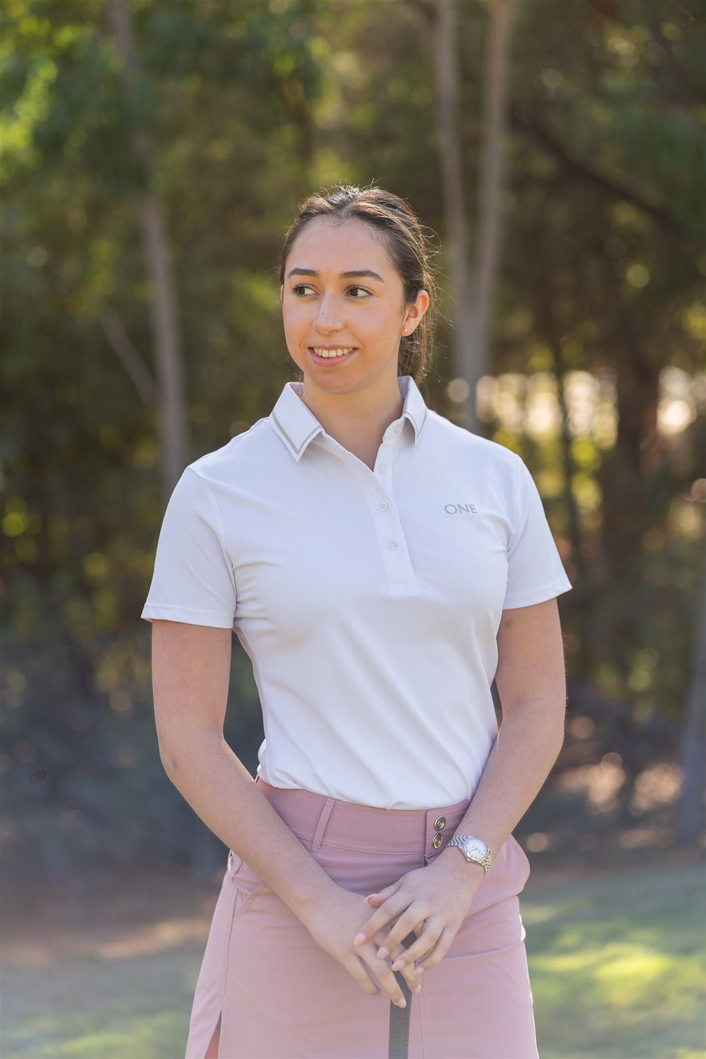White Signature Polo Short Sleeve